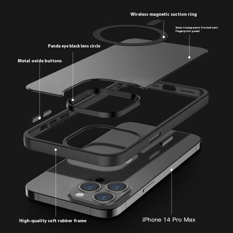 Skin-friendly Magsafe Strong Magnetic Suction Suitable Frosted Phone Case 1314 Shield Max