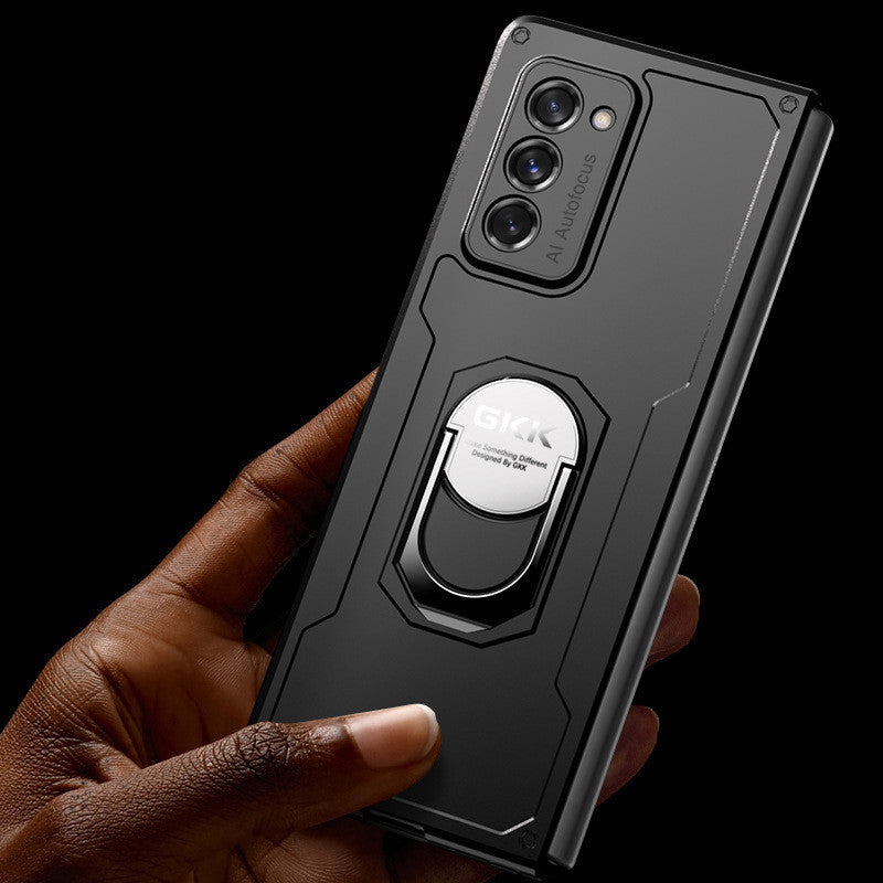 All-inclusive magnetic phone case with stand