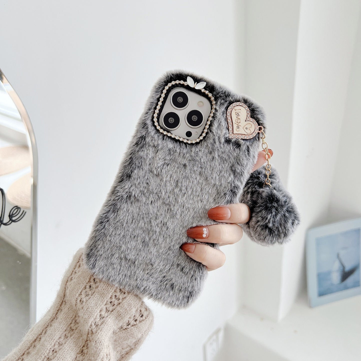 Winter Plush mobile phone case