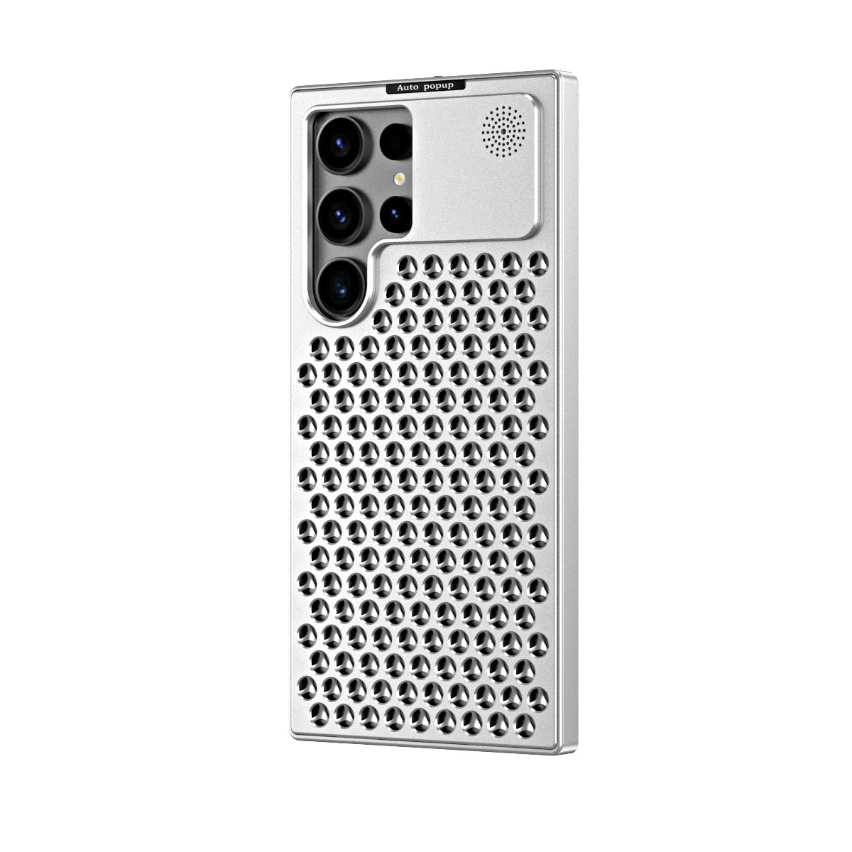 Spring Fastener Magnetic Suction Aluminum Alloy Heat Dissipation S24ultra Phone Case