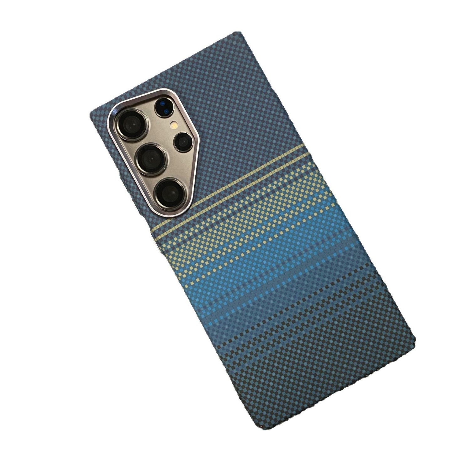 Sunset Moonrise Kevlar Carbon Fiber Magnetic PC Phone Case