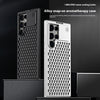 Spring Fastener Magnetic Suction Aluminum Alloy Heat Dissipation S24ultra Phone Case