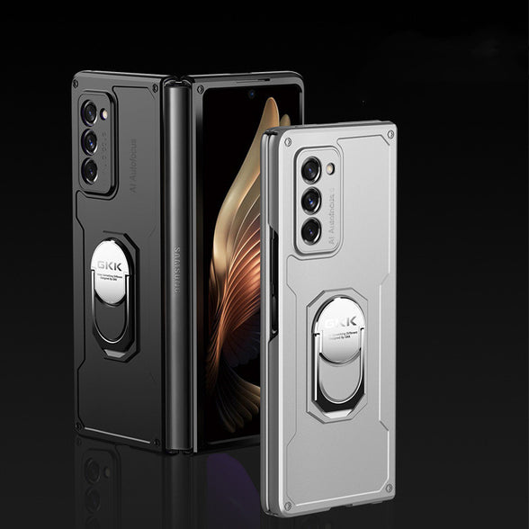 All-inclusive magnetic phone case with stand