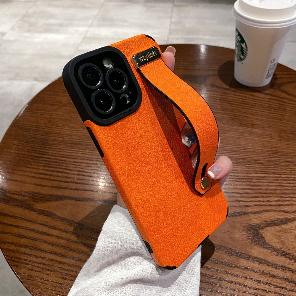 Premium Fashion Orange Wristband Phone Case