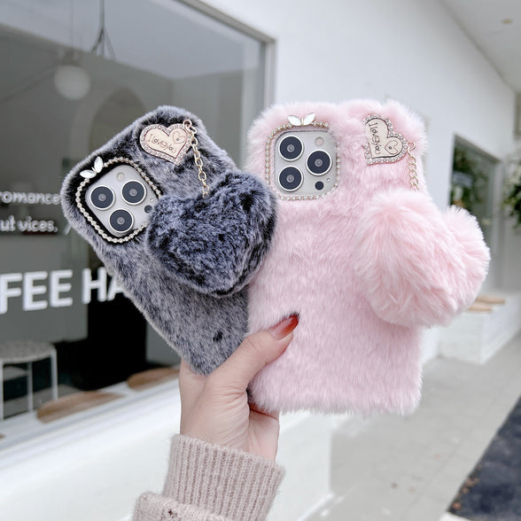 Winter Plush mobile phone case